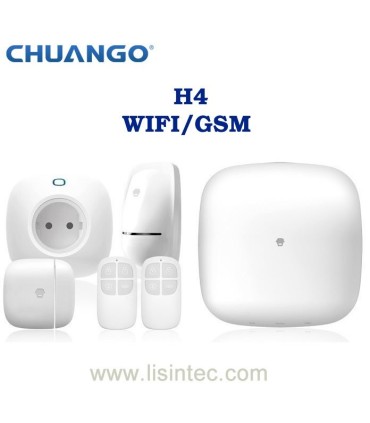 Sistema de alarma WIFI y GSM Chuango H4